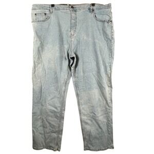 Architect Mens 44x32 Regular Fit Stretch Denim Jeans Light Stone Classic NWT